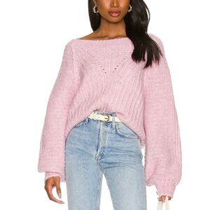 Free People sweater 'Carter Pullover' in PINK size small